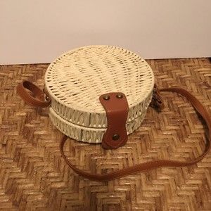 Ratan Woven Crossbody